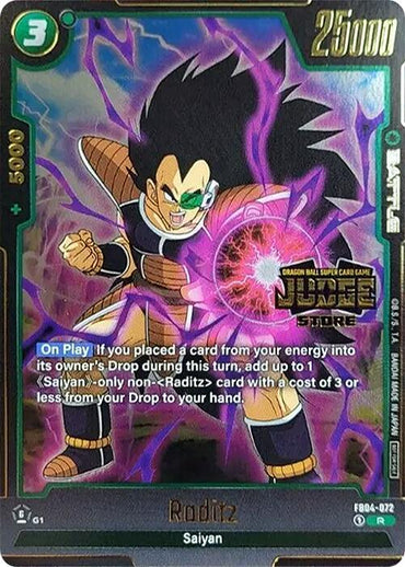 Raditz (Judge Pack 03 - Store Judge) [Fusion World Tournament Cards] (ONLINE ORDER ONLY)
