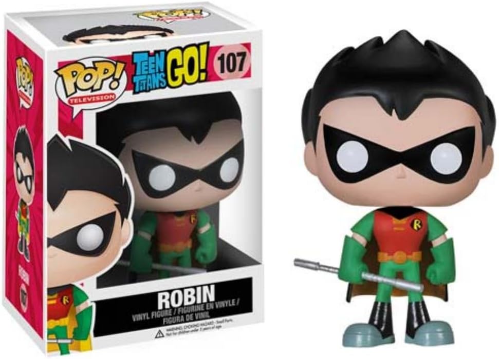 Funko POP TV: Teen Titans Go! - Robin #107 (ONLINE ORDER ONLY)