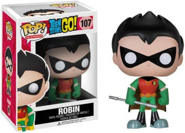 Funko POP TV: Teen Titans Go! - Robin #107 (ONLINE ORDER ONLY)