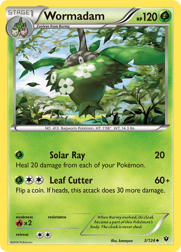 Wormadam (3/124) [XY: Fates Collide] (Online Only)