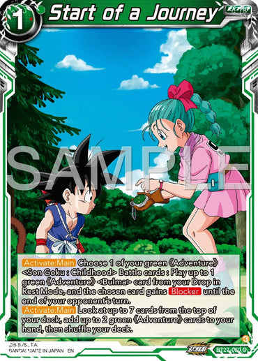 Start of a Journey (BT27-060) [History of Z] (ONLINE ORDER ONLY)