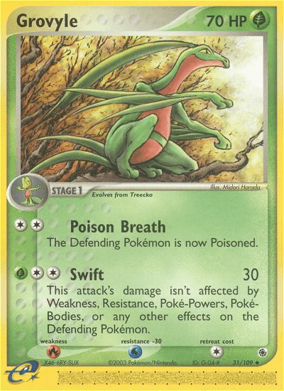 Grovyle (31/109) [EX: Ruby & Sapphire] (Online Only)