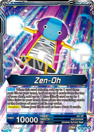 Zen-Oh // Zen-Oh, One Who Wipes Away (BT27-026) [History of Z] (ONLINE ORDER ONLY)