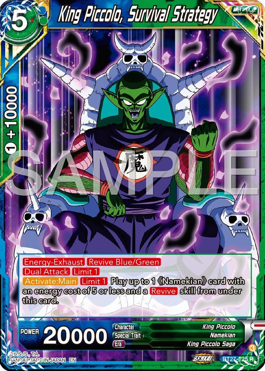 King Piccolo, Survival Strategy (BT27-125) [History of Z] (ONLINE ORDER ONLY)