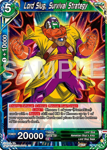 Lord Slug, Survival Strategy (BT27-127) [History of Z] (ONLINE ORDER ONLY)