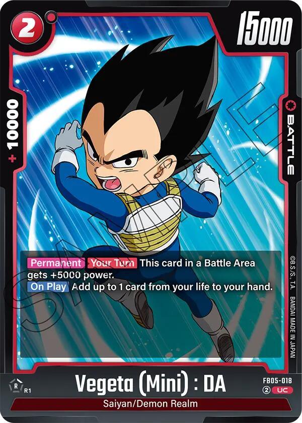 Vegeta (Mini) : DA [New Adventure] (ONLINE ORDER ONLY)