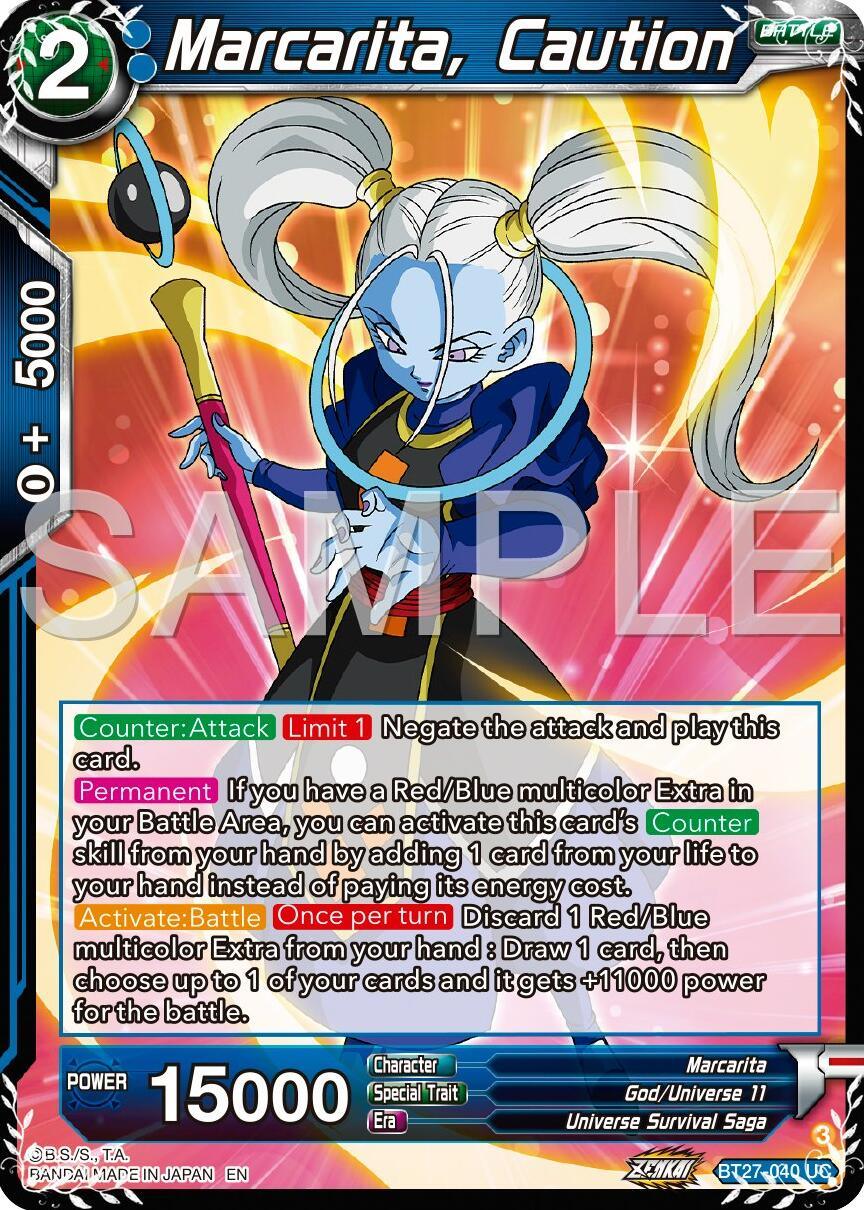 Marcarita, Caution (BT27-040) [History of Z] (ONLINE ORDER ONLY)