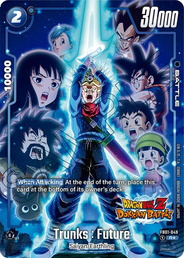 Trunks : Future (FB01-049) (Dragon Ball Z Dokkan Battle Alternate Art) [Awakened Pulse] (ONLINE ORDER ONLY)