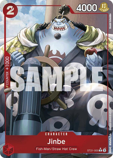 Jinbe (Parallel) [Starter Deck EX: Gear 5] (ONLINE ORDER ONLY)
