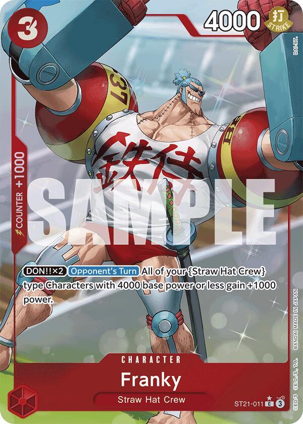 Franky (Parallel) [Starter Deck EX: Gear 5] (ONLINE ORDER ONLY)