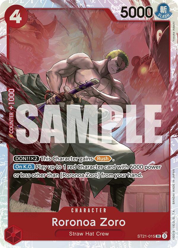 Roronoa Zoro [Starter Deck EX: Gear 5] (ONLINE ORDER ONLY)
