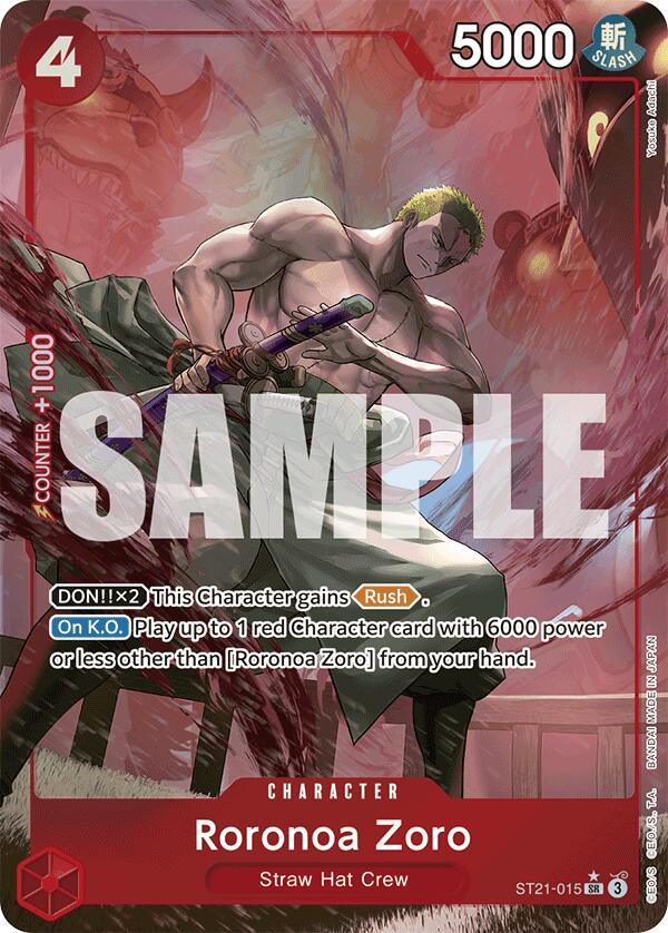 Roronoa Zoro (Parallel) [Starter Deck EX: Gear 5] (ONLINE ORDER ONLY)