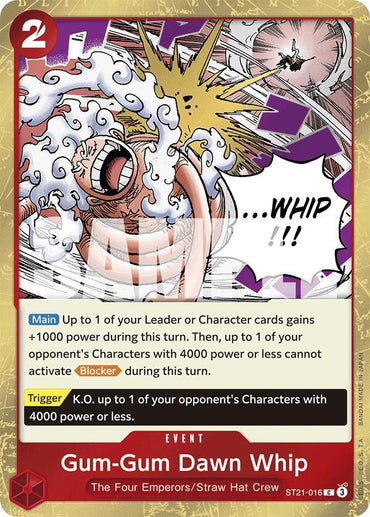 Gum-Gum Dawn Whip [Starter Deck EX: Gear 5] (ONLINE ORDER ONLY)