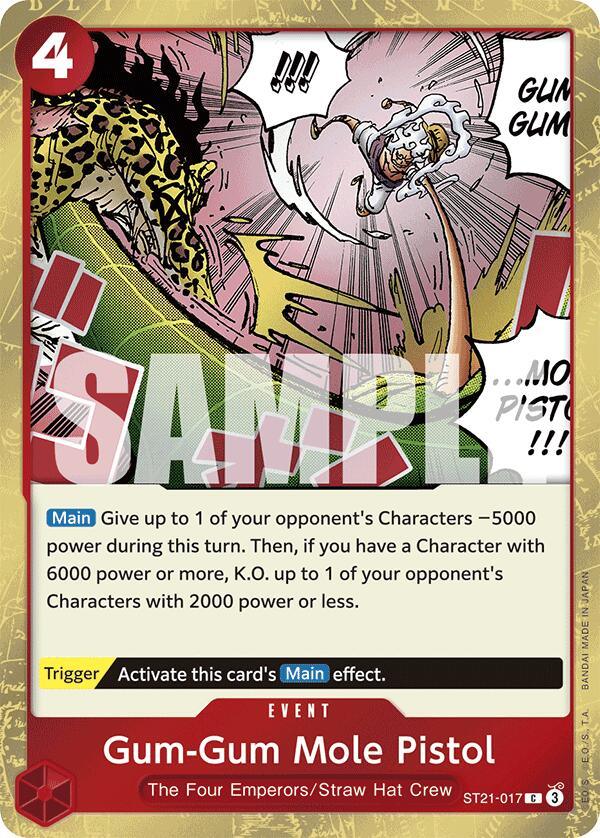 Gum-Gum Mole Pistol [Starter Deck EX: Gear 5] (ONLINE ORDER ONLY)