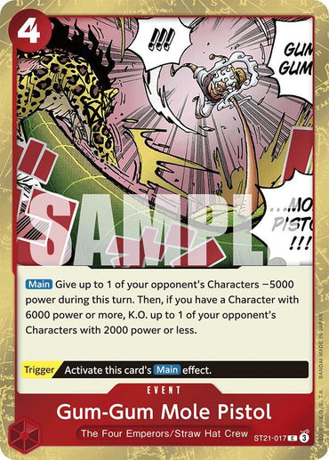 Gum-Gum Mole Pistol [Starter Deck EX: Gear 5] (ONLINE ORDER ONLY)