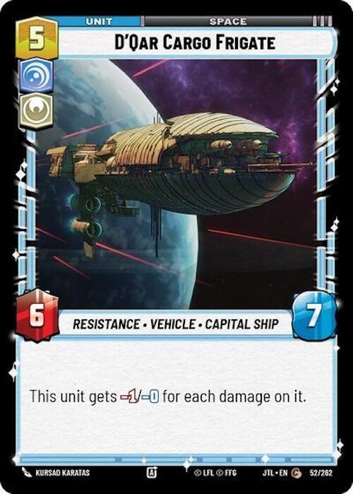 D'Qar Cargo Frigate (52/252) [Jump to Lightspeed] (ONLINE ORDER ONLY)