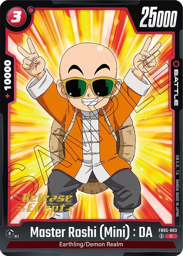 Master Roshi (Mini) : DA [New Adventure Release Event Cards] (ONLINE ORDER ONLY)