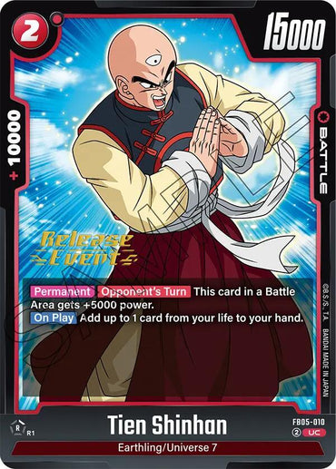 Tien Shinhan (FB05-010) [New Adventure Release Event Cards] (ONLINE ORDER ONLY)