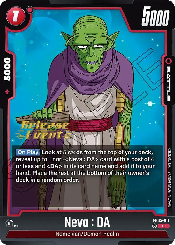 Neva : DA [New Adventure Release Event Cards] (ONLINE ORDER ONLY)