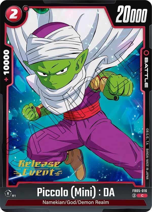 Piccolo (Mini) : DA [New Adventure Release Event Cards] (ONLINE ORDER ONLY)