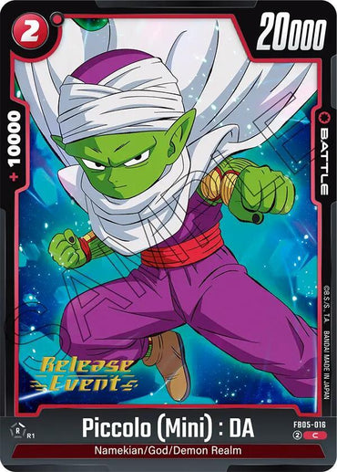 Piccolo (Mini) : DA [New Adventure Release Event Cards] (ONLINE ORDER ONLY)