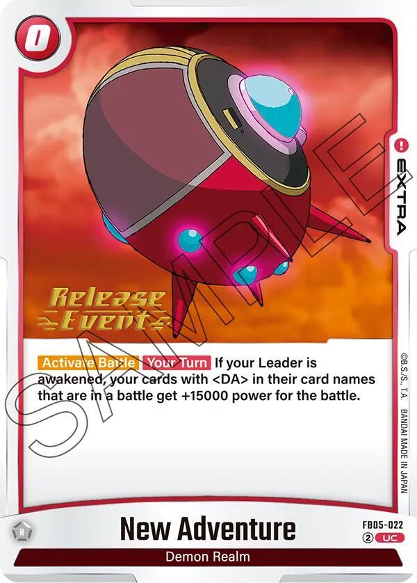 New Adventure [New Adventure Release Event Cards] (ONLINE ORDER ONLY)