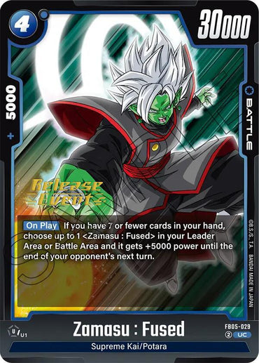 Zamasu : Fused [New Adventure Release Event Cards] (ONLINE ORDER ONLY)