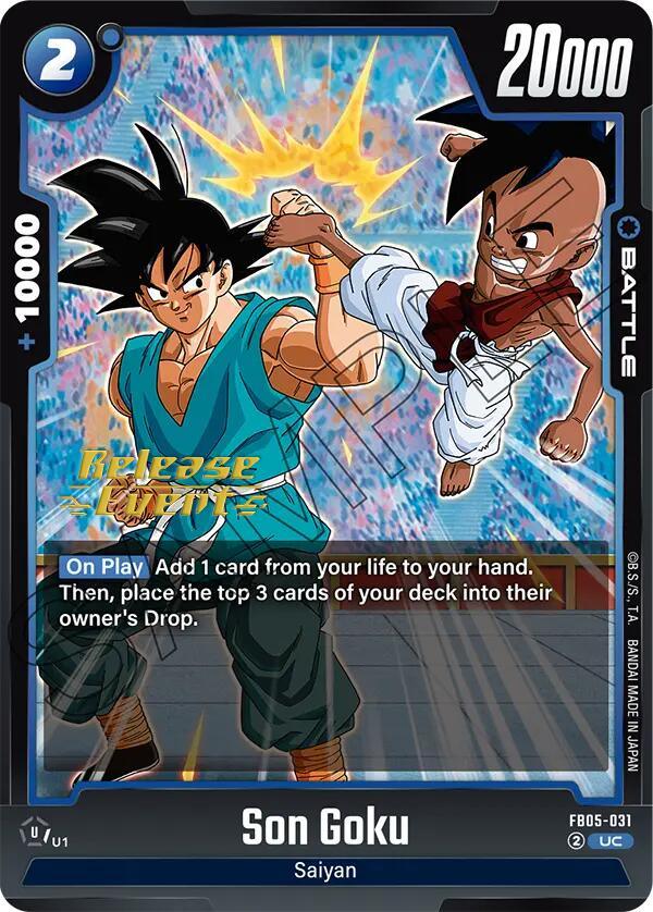 Son Goku (FB05-031) [New Adventure Release Event Cards] (ONLINE ORDER ONLY)