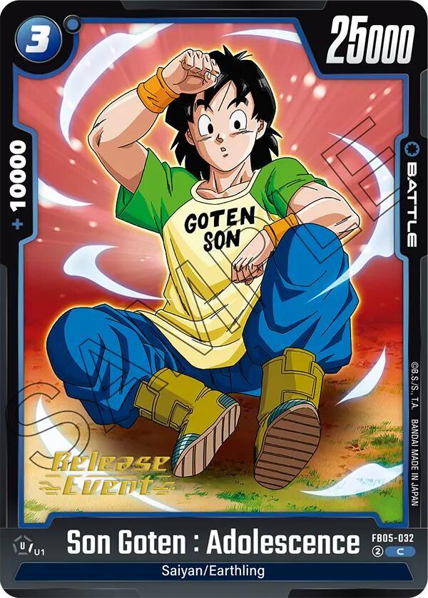 Son Goten : Adolescence [New Adventure Release Event Cards] (ONLINE ORDER ONLY)