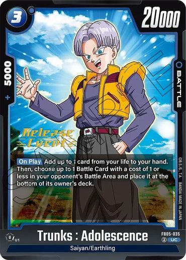 Trunks : Adolescence [New Adventure Release Event Cards] (ONLINE ORDER ONLY)