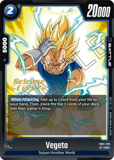 Vegeta (FB05-039) [New Adventure Release Event Cards] (ONLINE ORDER ONLY)