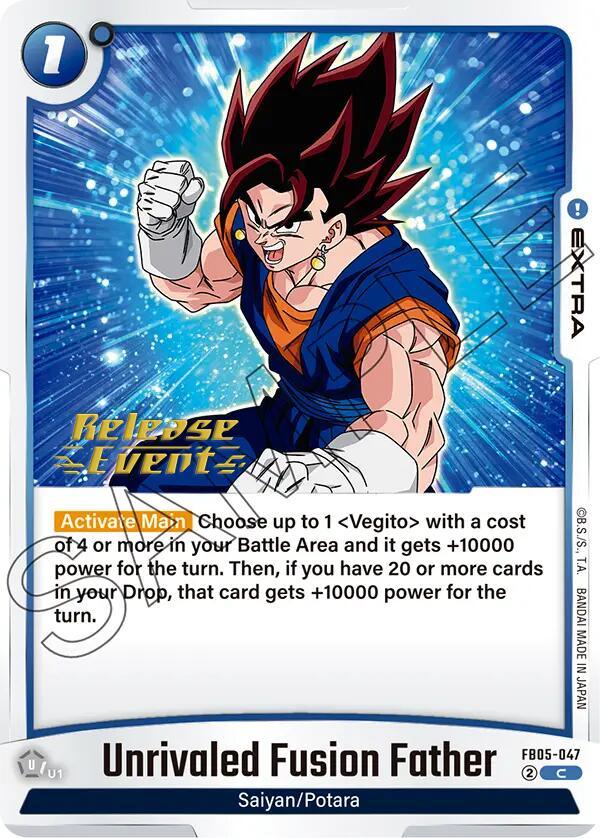 Unrivaled Fusion Father [New Adventure Release Event Cards] (ONLINE ORDER ONLY)