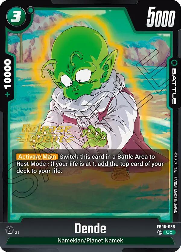 Dende (FB05-058) [New Adventure Release Event Cards] (ONLINE ORDER ONLY)