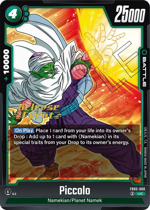 Piccolo [New Adventure Release Event Cards] (ONLINE ORDER ONLY)