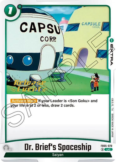 Dr. Brief's Spaceship [New Adventure Release Event Cards] (ONLINE ORDER ONLY)