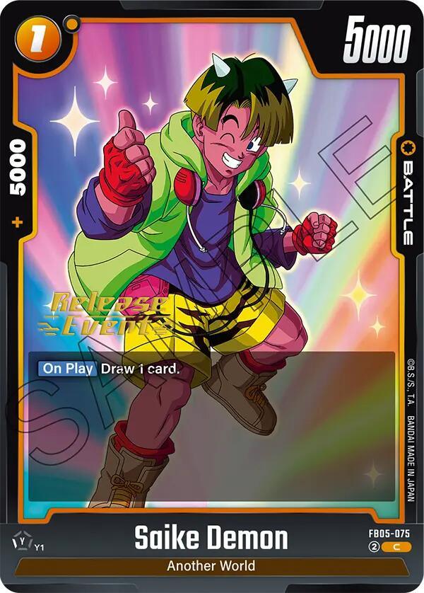 Saike Demon [New Adventure Release Event Cards] (ONLINE ORDER ONLY)