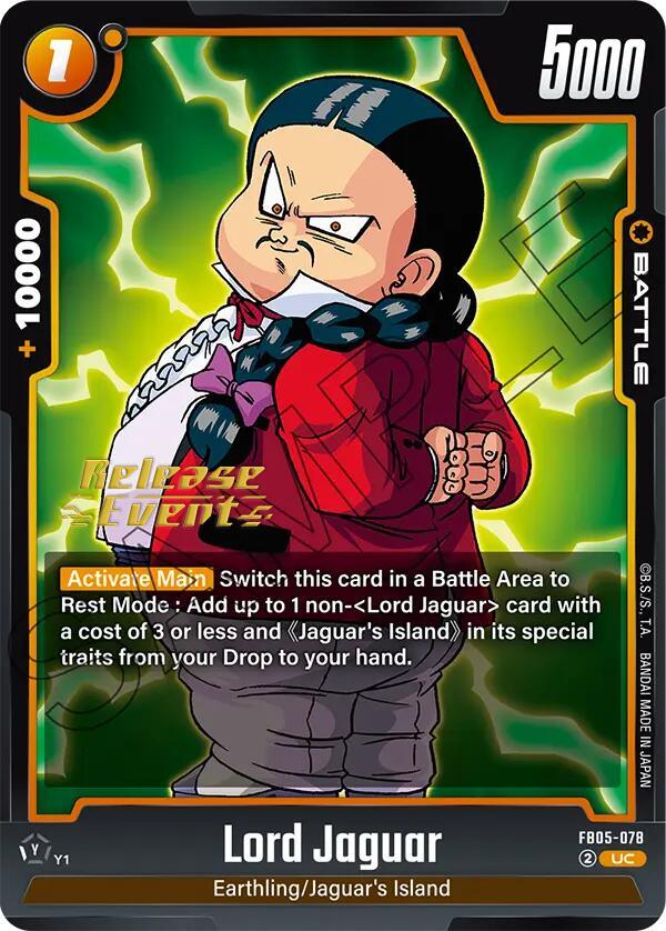 Lord Jaguar [New Adventure Release Event Cards] (ONLINE ORDER ONLY)