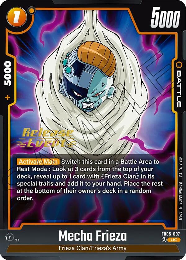 Mecha Frieza [New Adventure Release Event Cards] (ONLINE ORDER ONLY)