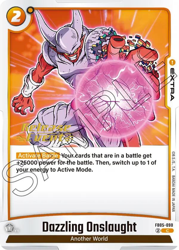 Dazzling Onslaught [New Adventure Release Event Cards] (ONLINE ORDER ONLY)