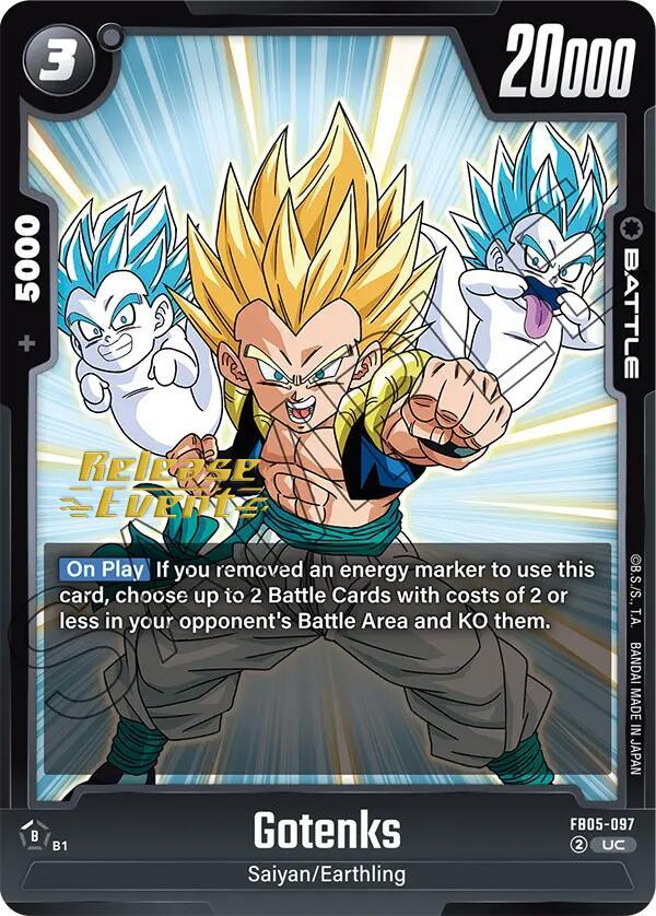 Gotenks [New Adventure Release Event Cards] (ONLINE ORDER ONLY)