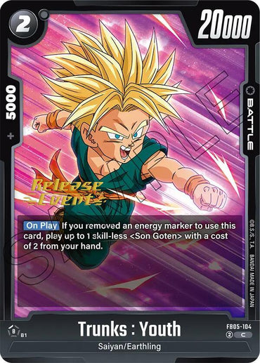 Trunks : Youth [New Adventure Release Event Cards] (ONLINE ORDER ONLY)