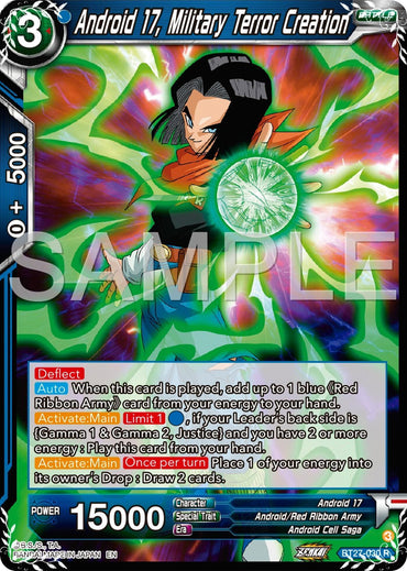 Android 17, Military Terror Creation (BT27-030) [History of Z] (ONLINE ORDER ONLY)