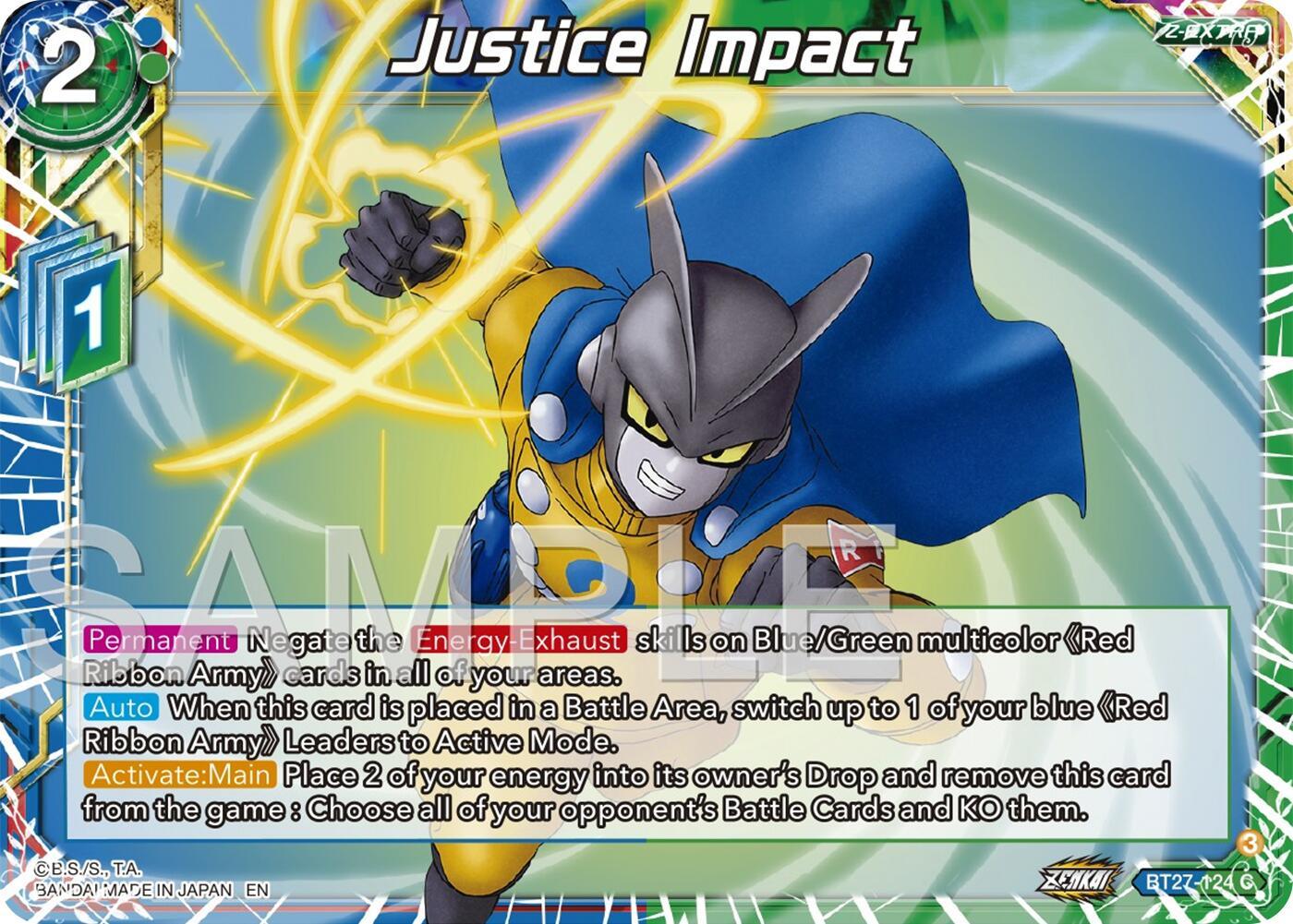 Justice Impact (BT27-124) [History of Z] (ONLINE ORDER ONLY)