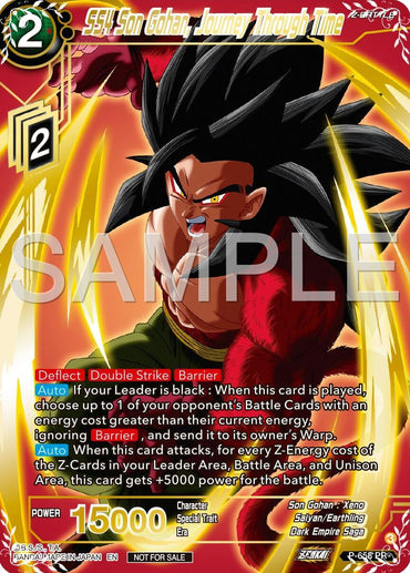 SS4 Son Gohan, Journey Through Time (Gold Stamped) (P-658) [Promotion Cards] (ONLINE ORDER ONLY)