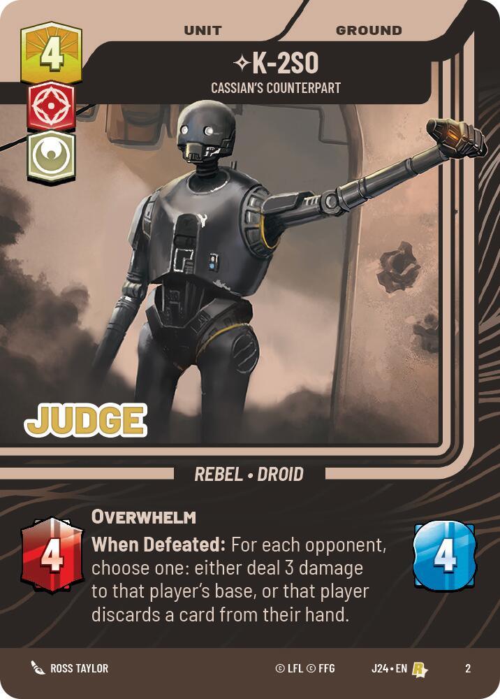 K-2SO - Cassian's Counterpart (2) [Judge Promos] (ONLINE ORDER ONLY)