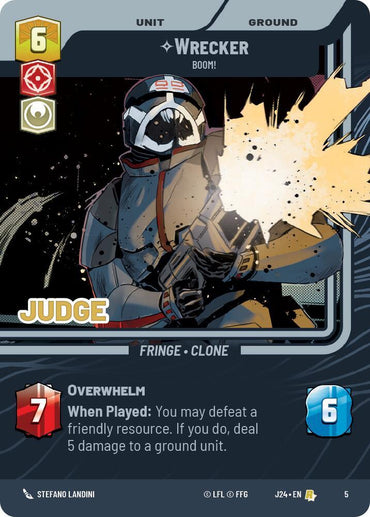 Wrecker - Boom! (5) [Judge Promos] (ONLINE ORDER ONLY)