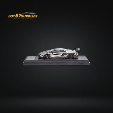 Star Model 1:64 Aventador LBWK LP700-4 Chrome Silver 1:64 (ONLINE ORDER ONLY)