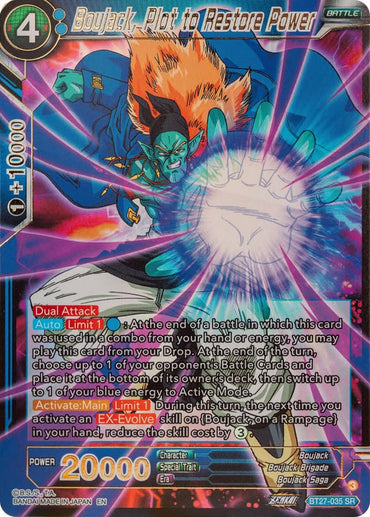 Boujack, Plot to Restore Power (BT27-035) [History of Z] (ONLINE ORDER ONLY)