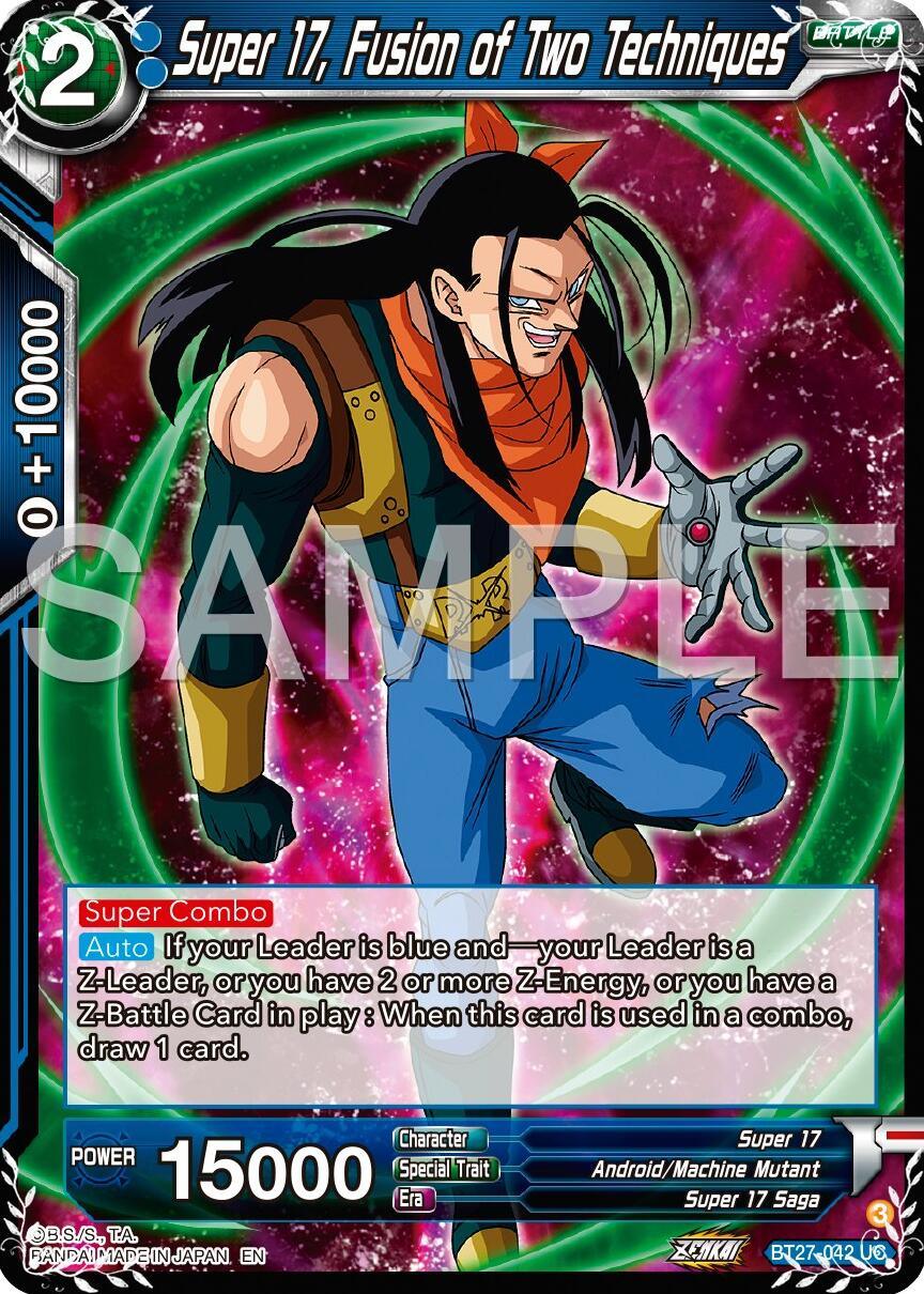 Super 17, Fusion of Two Techniques (BT27-042) [History of Z] (ONLINE ORDER ONLY)