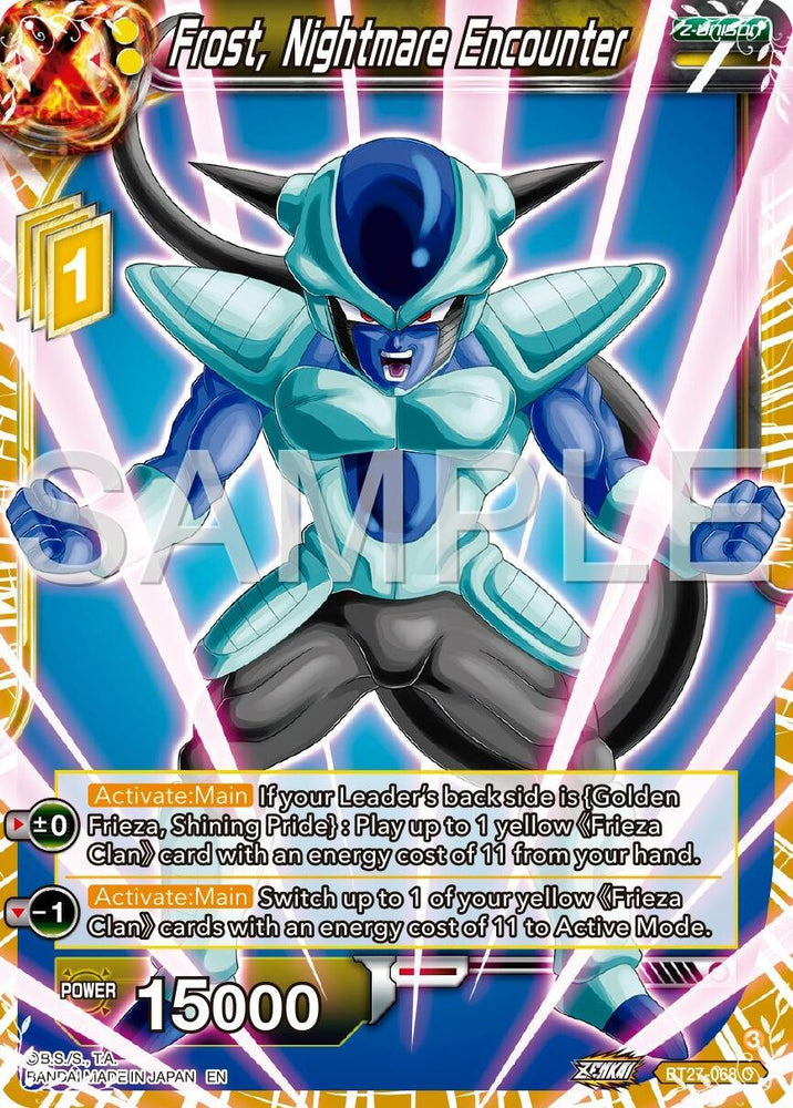 Frost, Nightmare Encounter (BT27-068) [History of Z] (ONLINE ORDER ONLY)